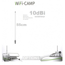 Supplement* 55cm  (au lieu de 45cm 9dbi)  pour Alfa KIT WiFi CAMPING CAMPPRO