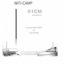 Supplement* 61cm compatible 4G  (au lieu de 45cm 9dbi)  pour Alfa KIT WiFi CAMPING CAMPPRO