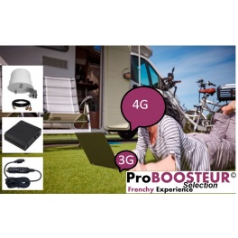 kit ProBOOSTEUR©  4G extérieur ROUTEUR Monde ECO 4g +  inclus antenne et câbles