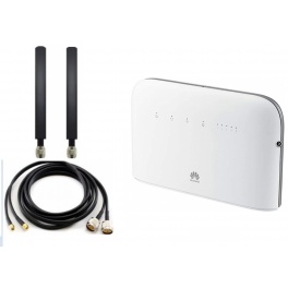 Huawei PRO CAT 7 blanc Routeur 4G+ LTE LTE-A Catégorie 6 Gigabit WiFi AC 2  x SMA pour antenne externe (noir)