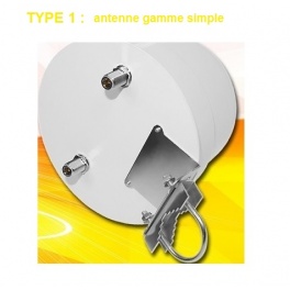 antenne 4g Boule Pro Européenne (ou dôme ) ,avec câble standart 5M 4MM