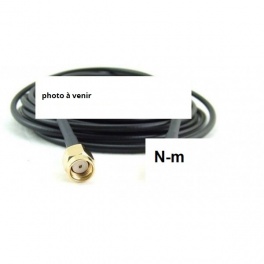 + 1 M Câble Cordon coaxial  antenne aera rallonge sma  Ultra Faibles Pertes H1000,LMR-400-UF, RTK-400,ou CNT-400 10.3mm