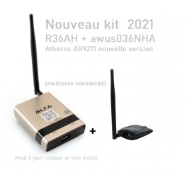 Alfa awus036nha 2021 + routeur répéteur alfa R36AH