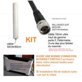 kit ProBOOSTEUR©  Installation 4G de maison isolée, fabriqué en Europe pour 95% des éléments 