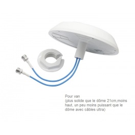 supplément van Aera eco  Antenne mobile Omni GSM/3G/4G/5G  Double niveau renforcé avec câble de type ultra très court