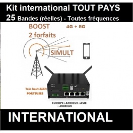 kit ProBOOSTEUR©  3G/4G/4G+/4G++/ + 5G  MASTER  CAT 20  inclus antenne et câbles  2 SIM