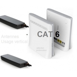 Proboosteur Routeur WIFI Van  Routeur Wifi portable 4 G CAT6 + 2 X Antenne Externe Aimanté verticaux (paroi)