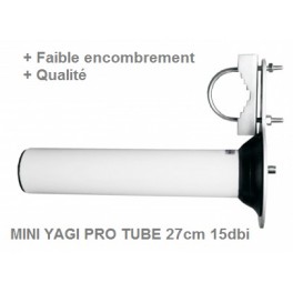 Antenne TUBE MINI BAZOOKA Yagi Portable 15dbi max PREMIUM (fabrication Europe) 