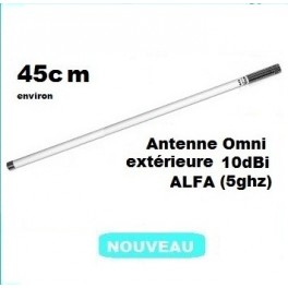 Antenne Omni-Directionnelle Extérieure Alfa AOA-5810M 10dBi 5 GHz 