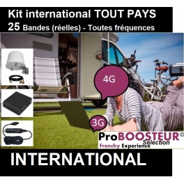 kit ProBOOSTEUR©  4G extérieur ROUTEUR Master Monde ECO 4g CAT 4 +  inclus antenne et câbles  1 SIM