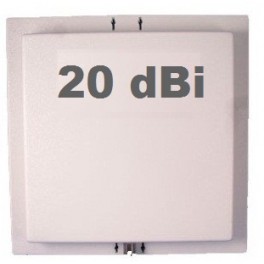 Antenne Wifi Panneau / Panel 20 dBi 2.4 GHz + Câble 3m